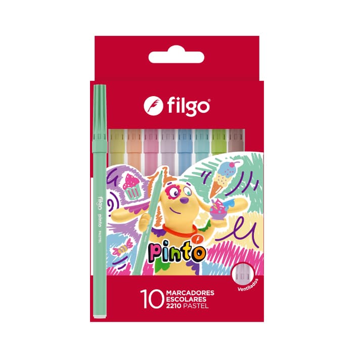 MARCADORES PASTEL X 10