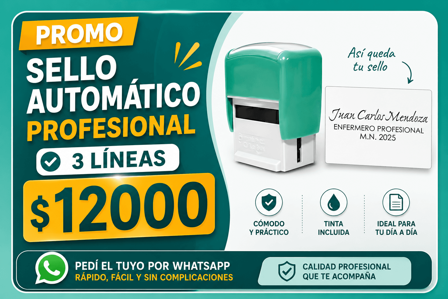 Promoción de sellos personalizados